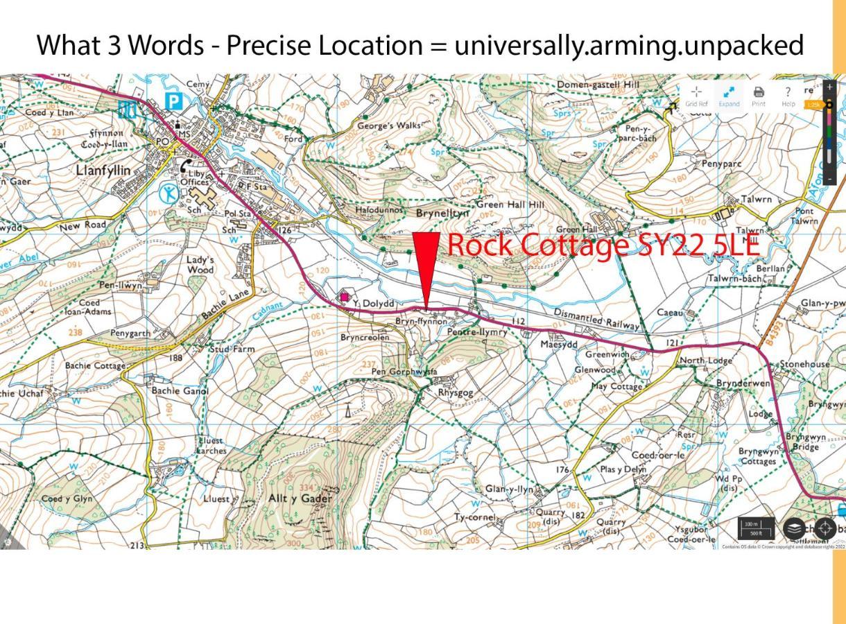 Rock Cottage Llanfyllin Exterior foto